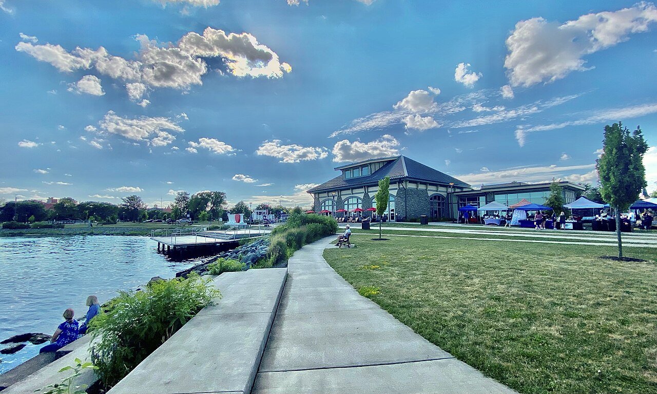 Finger Lakes Welcome Center on Seneca Lake in Geneva, New York